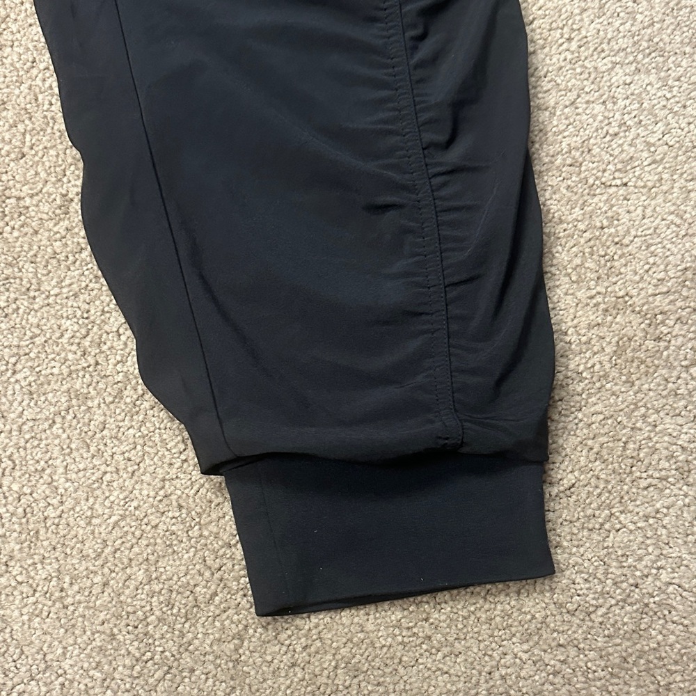 Athleta Black Ruched Track Joggers - Picture 4 of 6